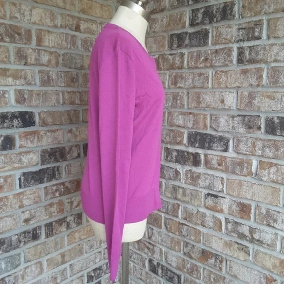 Ann Taylor LOFT Button Down Sweater sz M - Picture 2 of 5